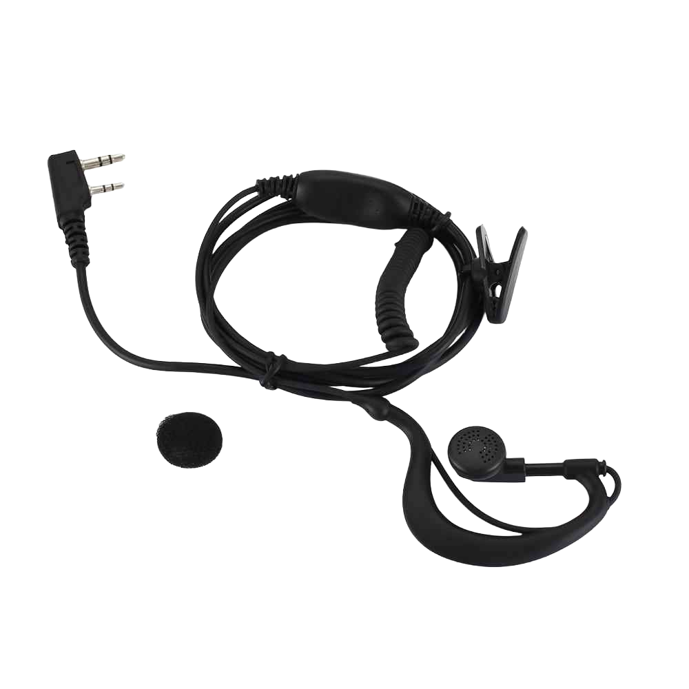 Pumaradio G-shape Earpiece with In-line Microphone